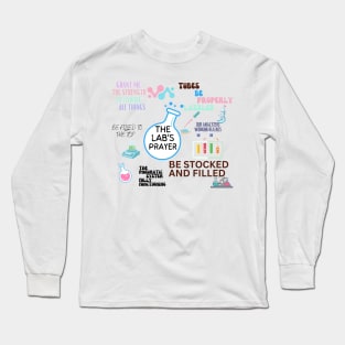 LAB'S PRAYER MEDICAL LAB WEEK 2024 Long Sleeve T-Shirt